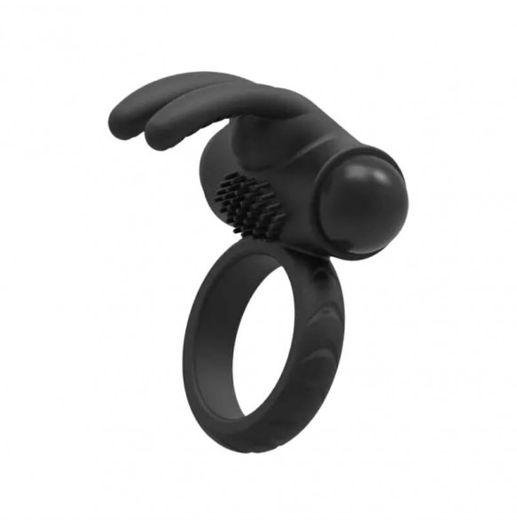 Geteen - Shared Pleasure Vibrating Cock Ring (Battery - Black)